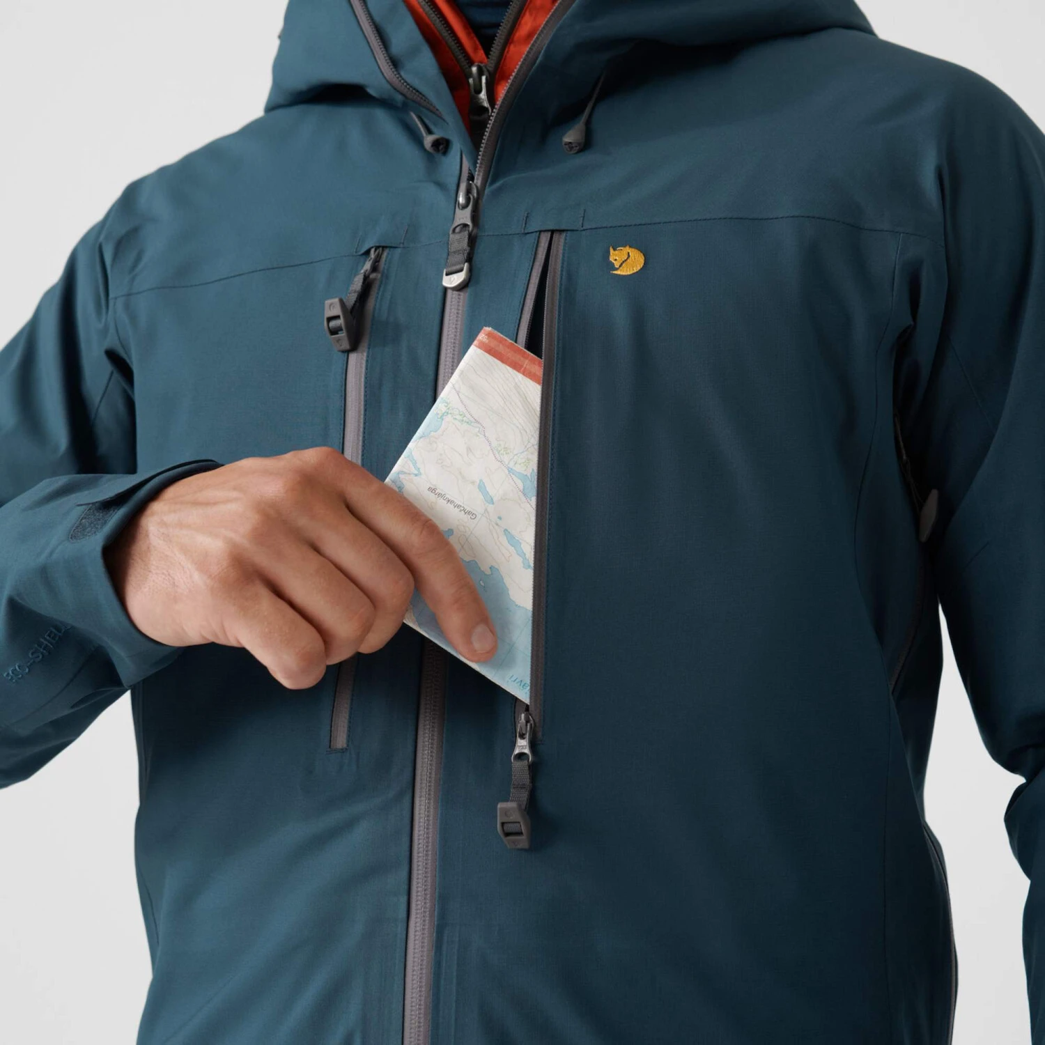 FJÄLLRÄVEN BERGTAGEN ECO-SHELL JACKET M Herren - Hardshelljacke – Bild 9