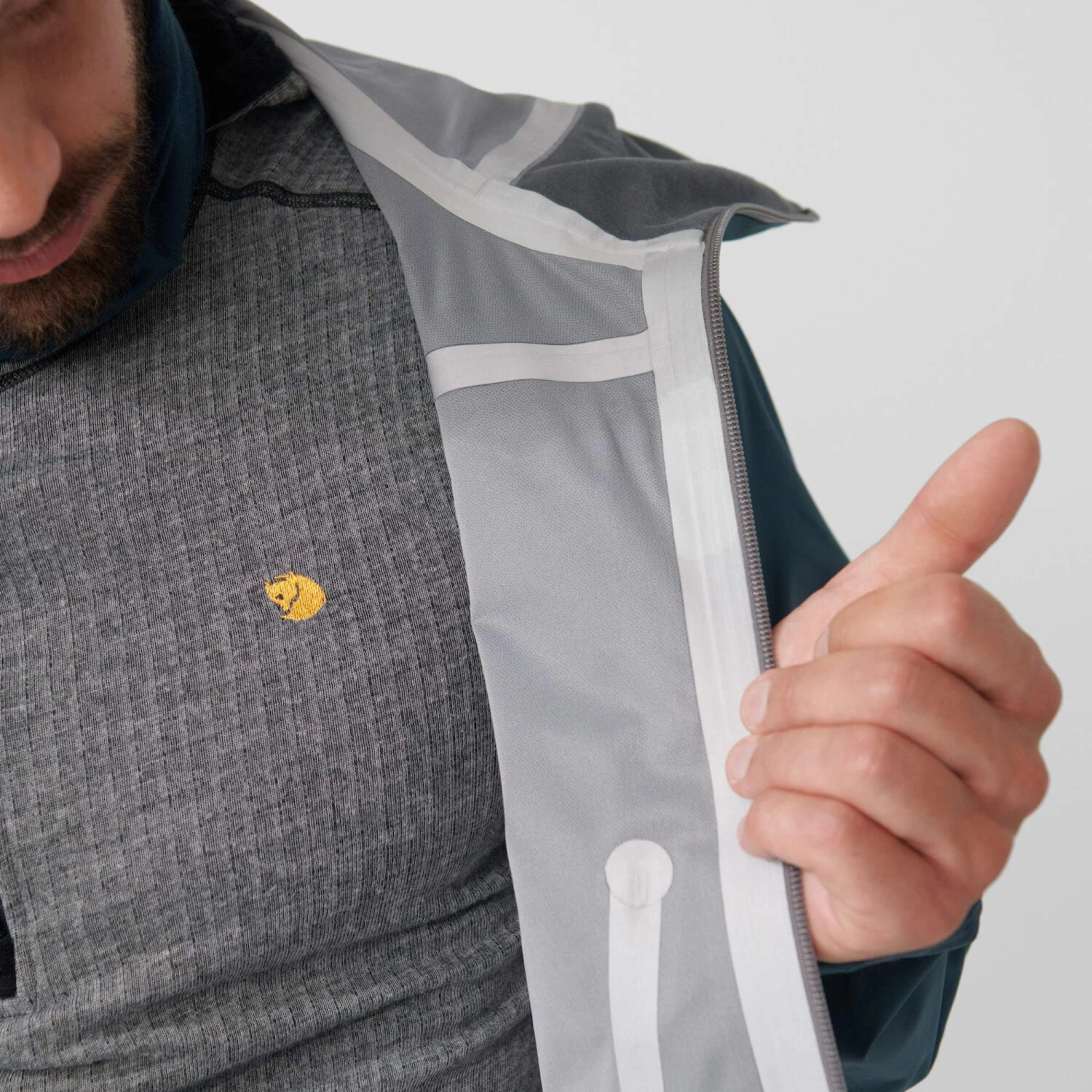 FJÄLLRÄVEN BERGTAGEN ECO-SHELL JACKET M Herren - Hardshelljacke – Bild 12