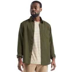 Icebreaker M STEVESTON LS SHIRT Herren - Outdoor Hemd -Globetrotter Verkäufe 5637914403 d m steveston ls shirt icebreaker 24