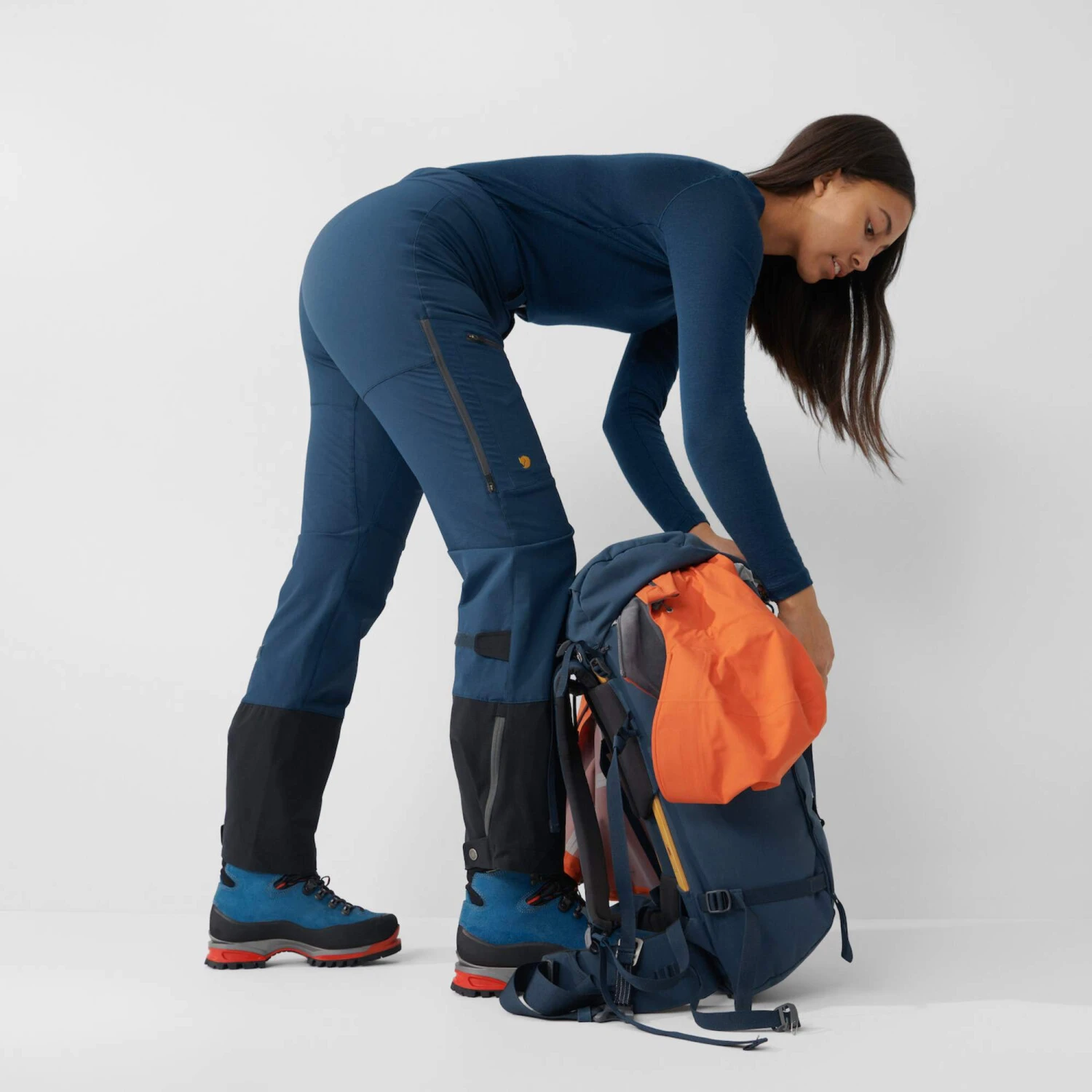 FJÄLLRÄVEN BERGTAGEN TOURING TROUSERS W Damen - Softshellhose – Bild 10