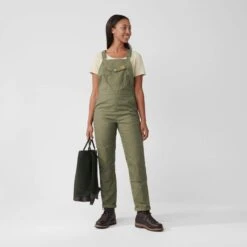 FJÄLLRÄVEN VARDAG DUNGAREE TROUSERS W Damen - Freizeithose -Globetrotter Verkäufe 5638004970 i vardag dungaree trousers w fjaellraeven 24