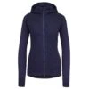 Icebreaker W QUANTUM III LS ZIP HOOD Damen - Wolljacke